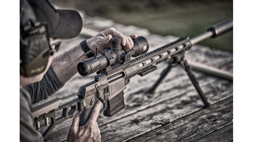 EOTech Vudu Rifle Scope, 5-25x50mm, 34mm Tube, First Focal Plane, MD3 Reticle, Hard Anodized, Black, VDU5-25FFMD3