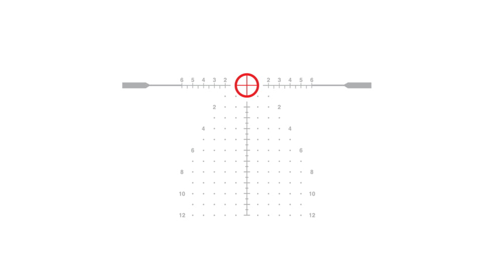 EOTech Vudu Rifle Scope, 1-10x28, 34mm Tube, First Focal Plane, LE5 Cross-Hair MRAD Reticle, Black, VDU1-10FFLE5