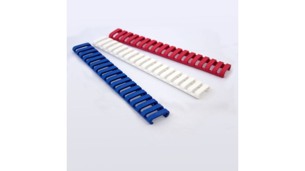ERGO Grips 18-Slot Ladder Lowpro Rail Cover, 1 EA, Red/White/Blue, 4373-3PK-RWB-B