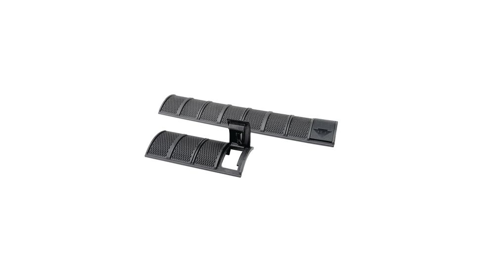 Ergo Grip LowPro Eight Panel Locking Rail Covers 16-Slot Rigid Black 4367-L8-BK