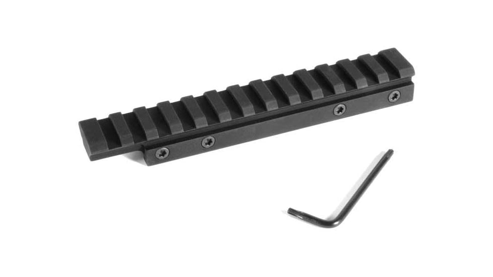 Evolution Gun Works HD Picatinny Scope Mount, CZ 452/CZ 453/CZ 455/CZ 511, Standard Action, 0 MOA, Matte Black Hardcoat, 80910