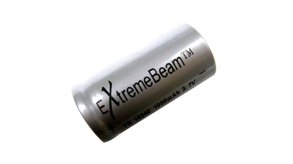 ExtremeBeam 4.2v CR123 Rechargeable LithiumBattery 1B, Gray, N/A EB-XB-A01