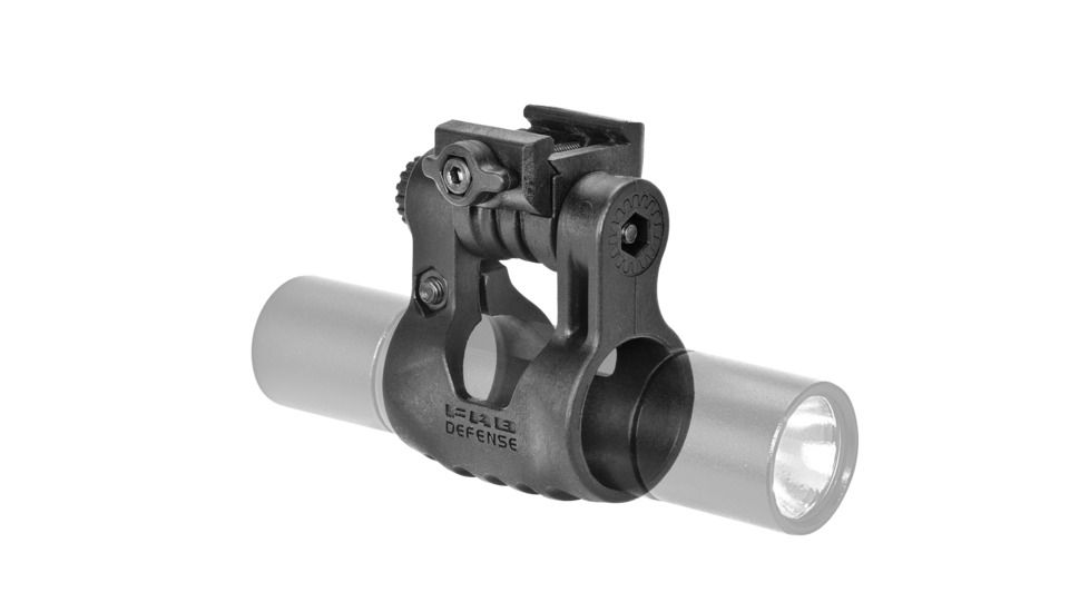 FAB Defense 10 Position Adjustable Tactical Light Mount, Black, FX-PLRB