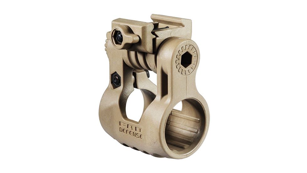 FAB Defense 10 Position Adjustable Tactical Light Mount, PLR, Flat Dark Earth, FX-PLRT