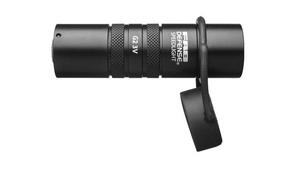 FAB Defense 1-inch Tactical LED Flashlight, Black, FX-SPEED-G2