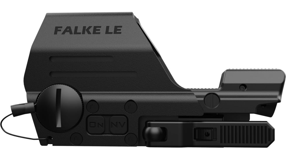 Falke 1x LE Gen 2 Red Dot Sight, 65 MOA Circle/2 MOA Dot, CR2, Black, Fal30-0019