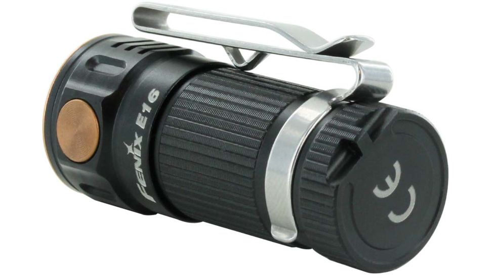 Fenix E16 1 x CR123A/ RCR123A/ 16340 CREE XP-L HI EDC Flashlight, 700 Lumens, Black, E16