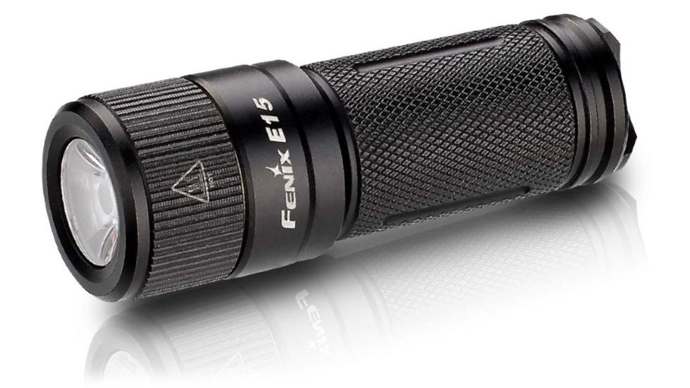 Fenix E15 Flashlight, 450 Lumens, Black E15G2BK