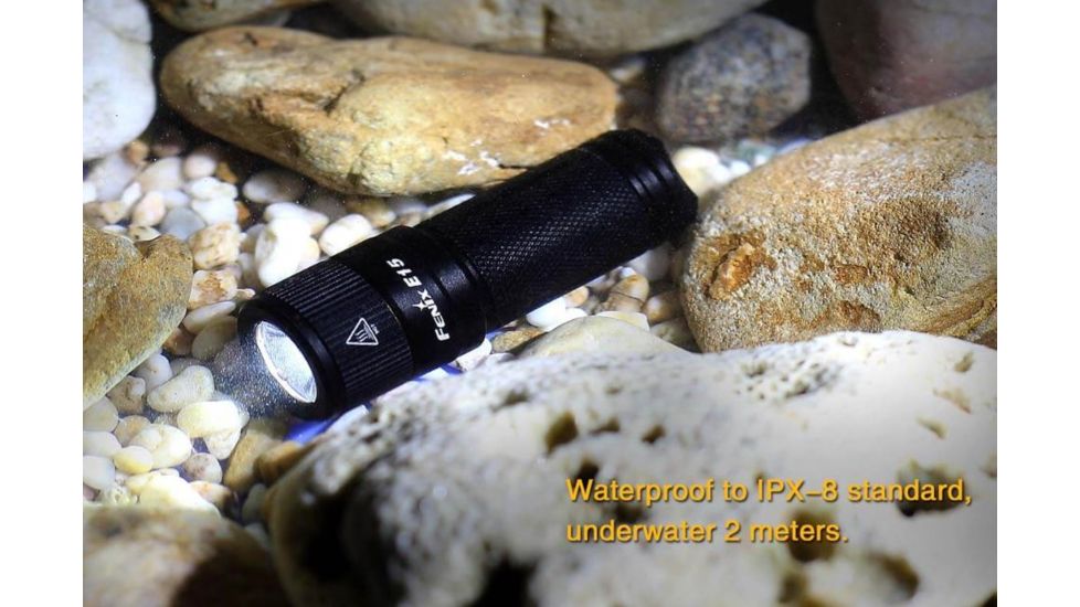 Fenix E15 Flashlight, 450 Lumens, Black E15G2BK