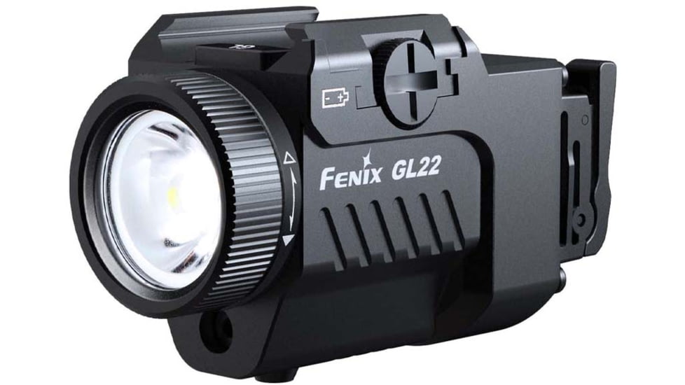 Fenix GL22 750 Lumens LED Tactical Weapon Light w/ Red Laser Sight, Glock 36, Black, FX-GL22