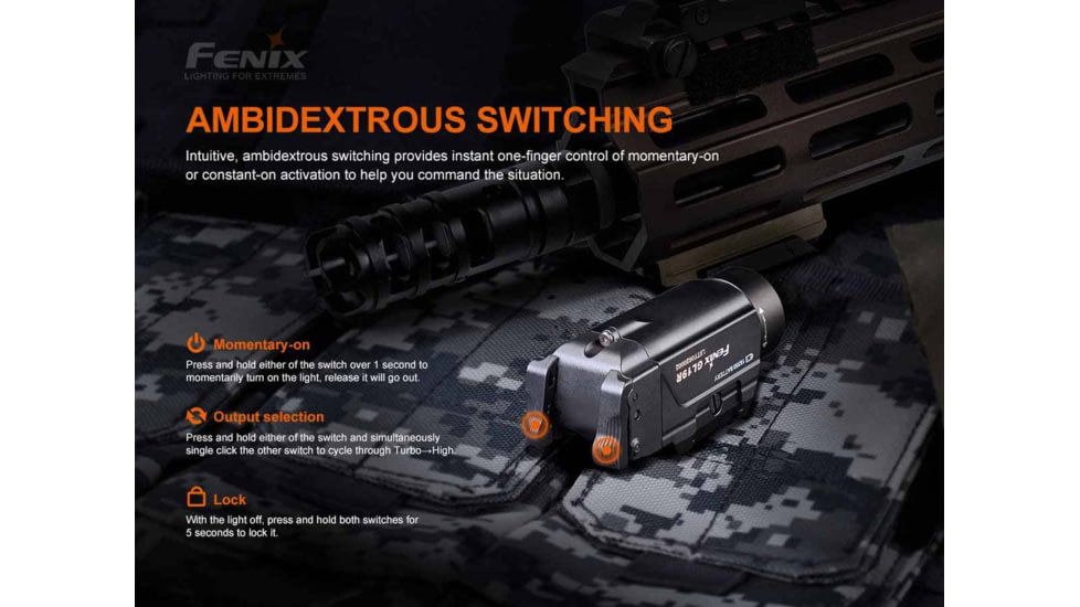 Fenix Gl19r Tac Light - GL19RSBK