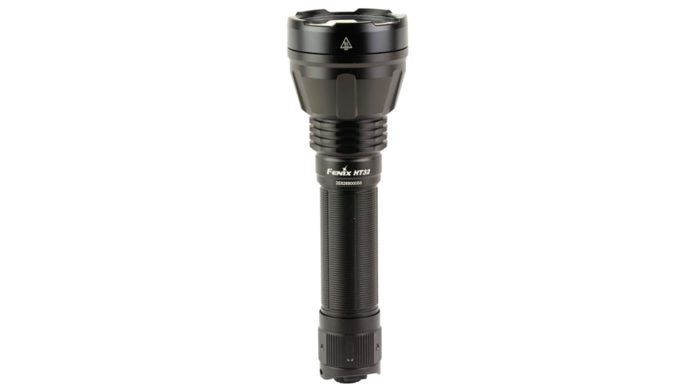 Fenix HT32, Flashlight, White/Red/Green LED, 2,500 Lumens, 6.3 Long, Anodized Finish, Black, Includes Rechargeable 21700 Battery and USB Type-C Charging Cable