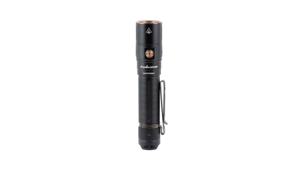 Fenix LD30R, Flashlight, White LED, 1,700 Lumens, 5.11 Long, Anodized Finish, Black, Includes Rechargeable 18650 Battery and USB Type-C Charging Cable