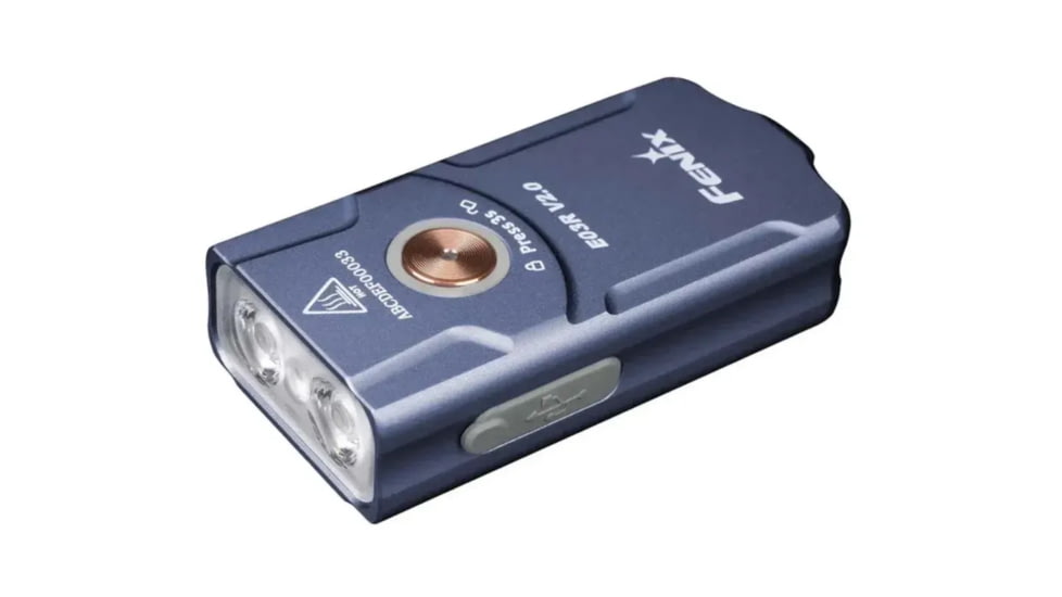 Fenix Lighting E03R V2.0 Lithium Ion 500 Lumens LED Flashlight, Blue, E03RV2BL