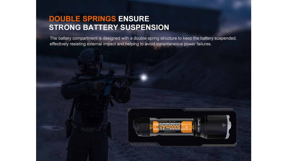 Fenix Lighting TK17 Lithium Ion 3600 Lumens CREE XHP50.3 HD Flashlight, Black, TK17XHBK