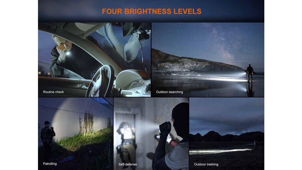 Fenix Lighting TK17 Lithium Ion 3600 Lumens CREE XHP50.3 HD Flashlight, Black, TK17XHBK