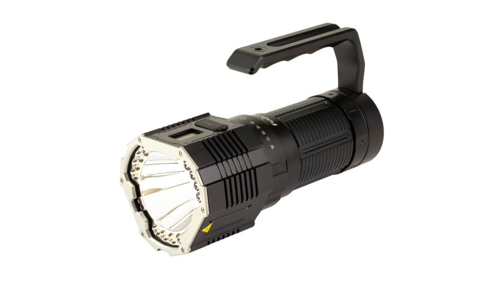 Fenix LR60R, Flashlight, White LED, 21,000 Lumens, Anodized Finish, Black, Includes 1-Rechargeable ARB-L56-4000 Battery and USB Type-C Charging Cable