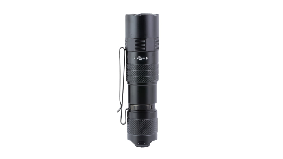 Fenix PD26R ACE, Flashlight, White LED, 1,300 Lumens, Anodized Finish, Black, Includes Rechargeable 18350 Battery and USB Type-C Charging Cable