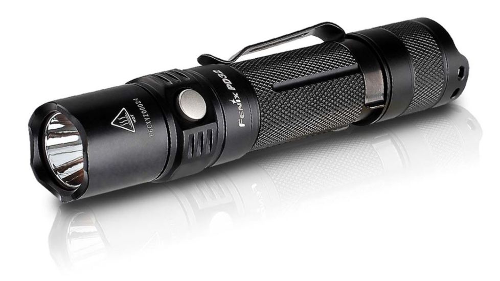Fenix PD32 LED Flashlight, 900 Lumens, Black PD32HIBK