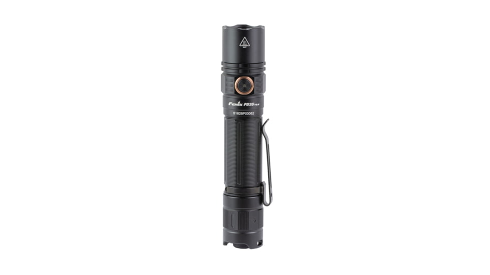 Fenix PD35 V3, Flashlight, White LED, 1,700 Lumens, Anodized Finish, Black, Includes Rechargeable 18650 Battery and USB Type-C Charging Cable