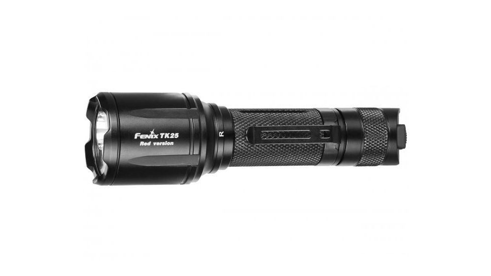 Fenix Red LED Flashlight CREE XP-G2 LED CREE XP-E2 Red LED 1000 Lumens, Black FENIX-TK25-RED