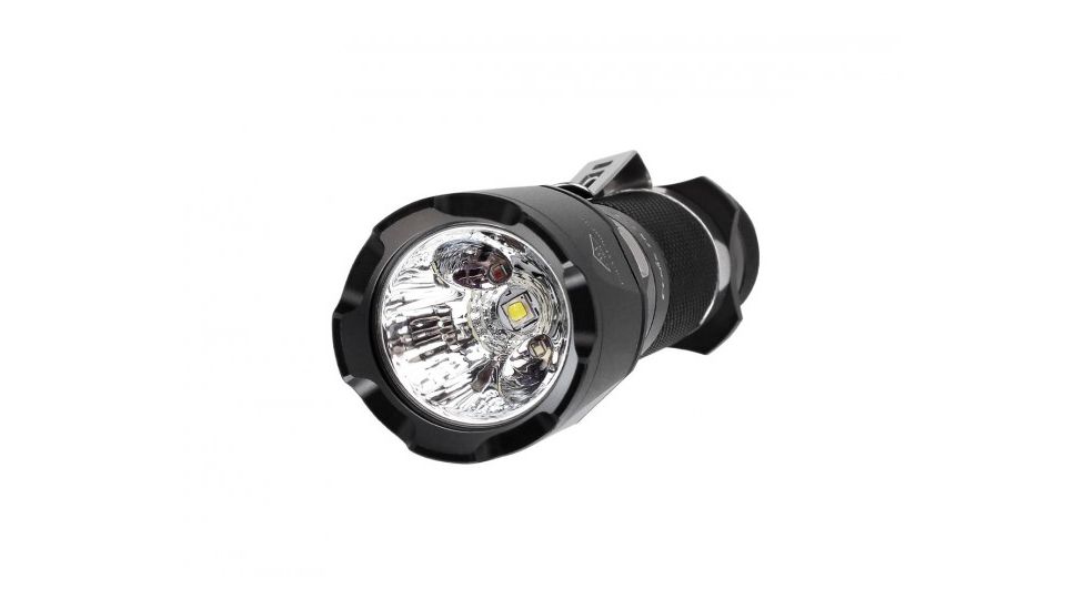 Fenix TK15C Waterproof LED Flashlight - CREE XP-G2 R5 LED - 450 Lumens - &amp; Philips LUXEON Z LED Red &amp; Green Light- 95 Lumens - Uses 1 x 18650 or 2 x CR123, Black FENIX-TK15C-G2R5-BK