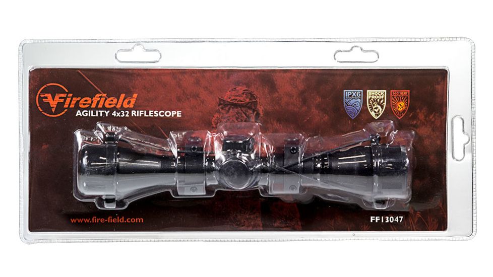 Firefield Agility 4x32mm Rifle Scope,Fine Duplex Reticle FF13047