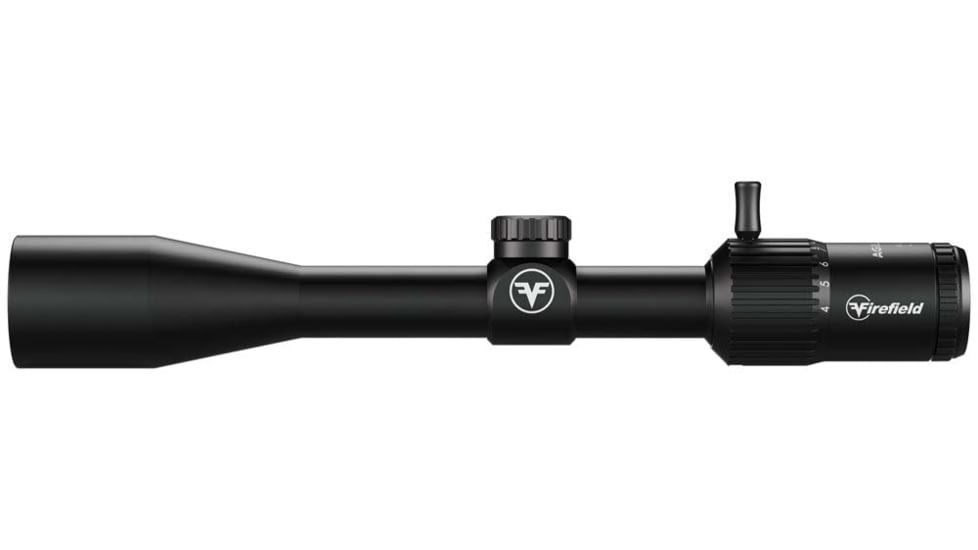 Firefield Agility II DX 4-12x40mm 1 inch Tube Rifle Scope, Second Focal Plane, Duplex Reticle, Black, FF13053
