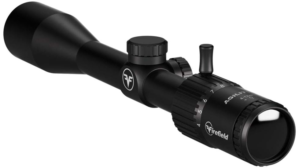 Firefield Agility II DX 4-12x40mm 1 inch Tube Rifle Scope, Second Focal Plane, Duplex Reticle, Black, FF13053
