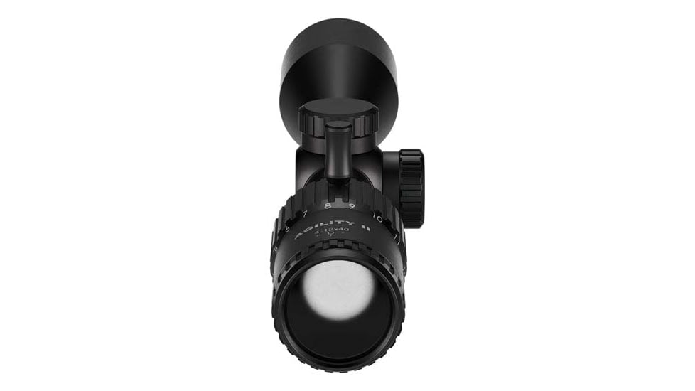 Firefield Agility II DX 4-12x40mm 1 inch Tube Rifle Scope, Second Focal Plane, Duplex Reticle, Black, FF13053