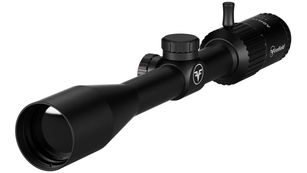 Firefield Agility II DX 4-12x40mm 1 inch Tube Rifle Scope, Second Focal Plane, Duplex Reticle, Black, FF13053