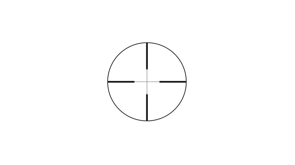 Firefield Agility II DX 4-12x40mm 1 inch Tube Rifle Scope, Second Focal Plane, Duplex Reticle, Black, FF13053