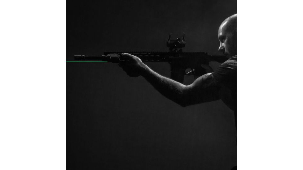 Firefield BattleTek Weapon Light with Green and IR laser, Black, FF25014