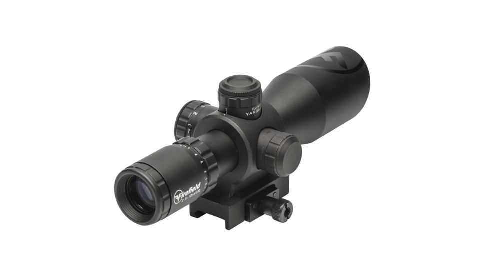 Firefield Barrage 2.5-10x40 Rifle Scope w/ Red Laser, FF13065