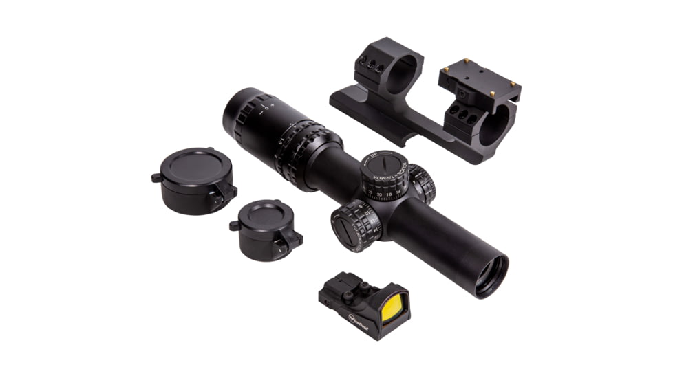 Firefield RapidStrike 1-4x24mm LPVO Riflescope Kit, Second Focal Plane