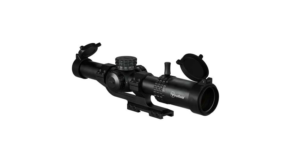 Firefield Rapidstrike 1-10x24mm LPVO 30mm Tube Rifle Scope, Second Focal Plane, BDC Reticle, Black, FF13075