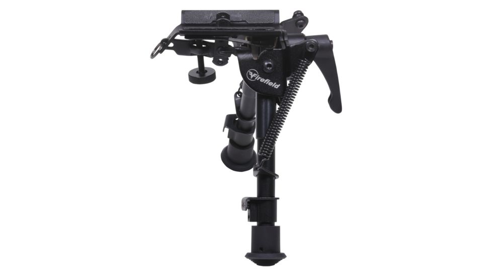 Firefield Stronghold Bipod w/Lever, 6-9in, Black, FF34026