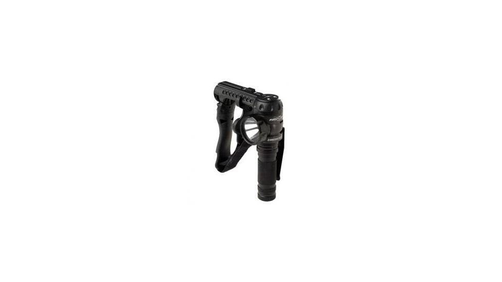 First Light Liberator ST Tactical Light w/ BLACK MOLLE Pouch &amp; Red Filter, Black 999009-BK
