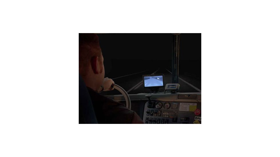 Flir PathFind IR NightTime Camera Mounted to the Car