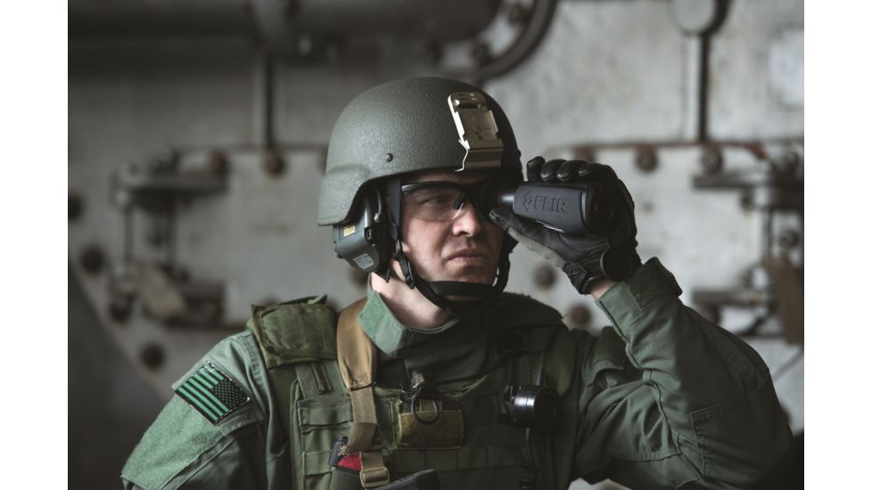 FLIR Systems LS-XR Compact Handheld Thermal Nightvision Monocular in Use