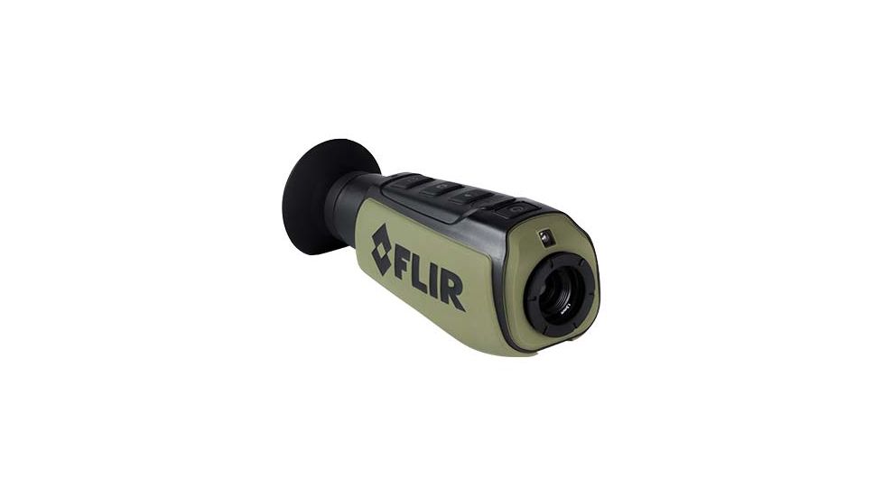 FLIR Systems Scout II 320 Thermal Night Vision Monocular Thermal Imaging Night Vision Camera,Green/Black 431-0009-21-00S