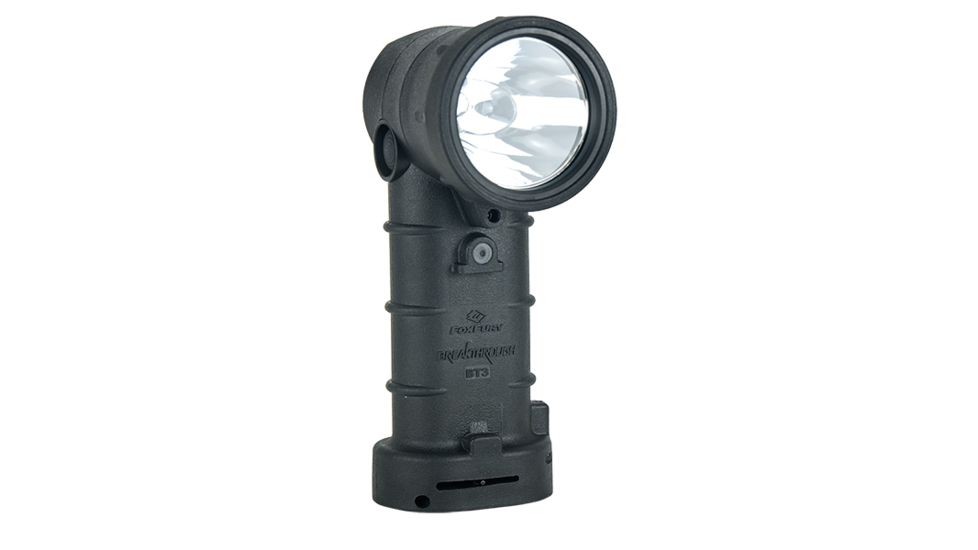 FoxFury Breakthrough BT3 4AA Rechargeable Right Angle LED Spot Light,600 Lumens,Black 380-BT3-BL-RECH