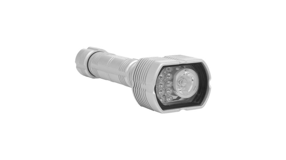 FoxFury HammerHead White &amp; UV Search Flashlight, Silver 930-011