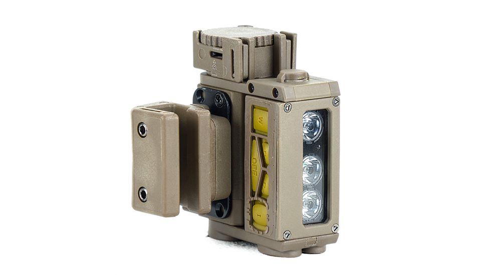 FoxFury Head,Helmet,Chest Waterproof LED Light,82 Lumens,Green 199-201