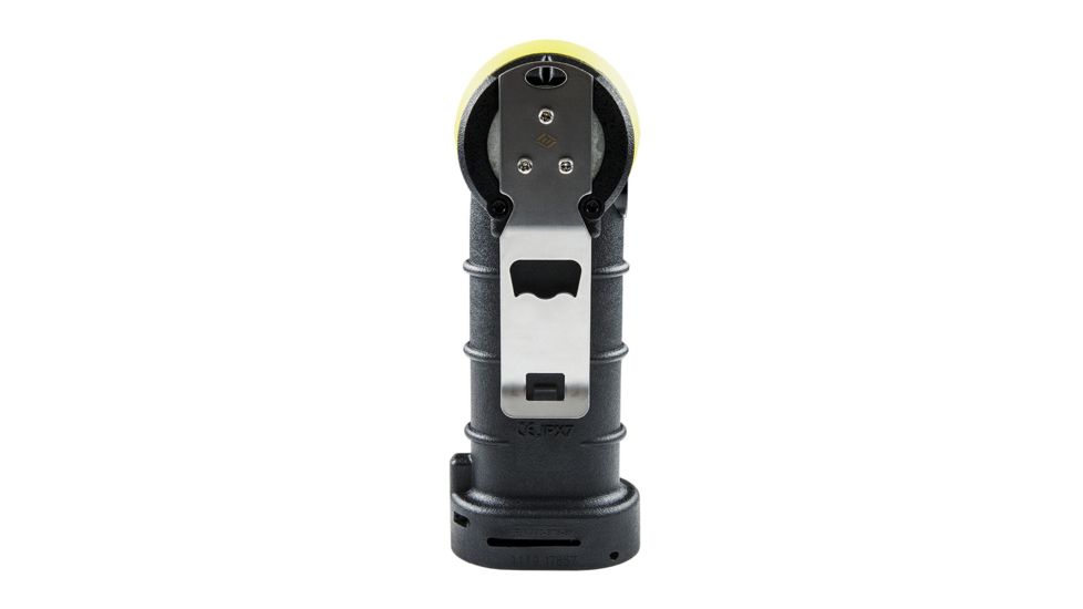 Foxfury Lighting Breakthrough BTS 4 x AA LED Right Angle Flashlight, 400 Lumens, Black/Yellow 380-BTS-BY