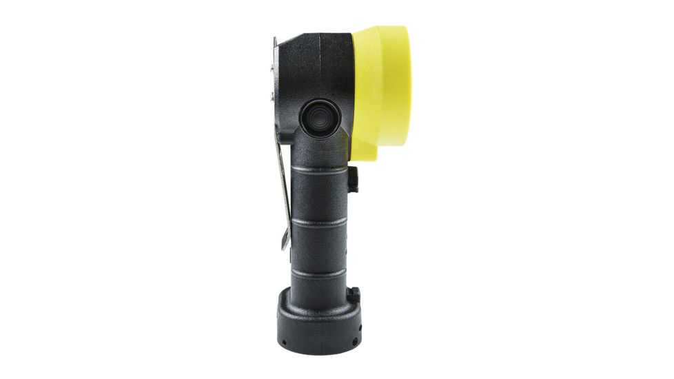 Foxfury Lighting Breakthrough BTS 4 x AA LED Right Angle Flashlight, 400 Lumens, Black/Yellow 380-BTS-BY