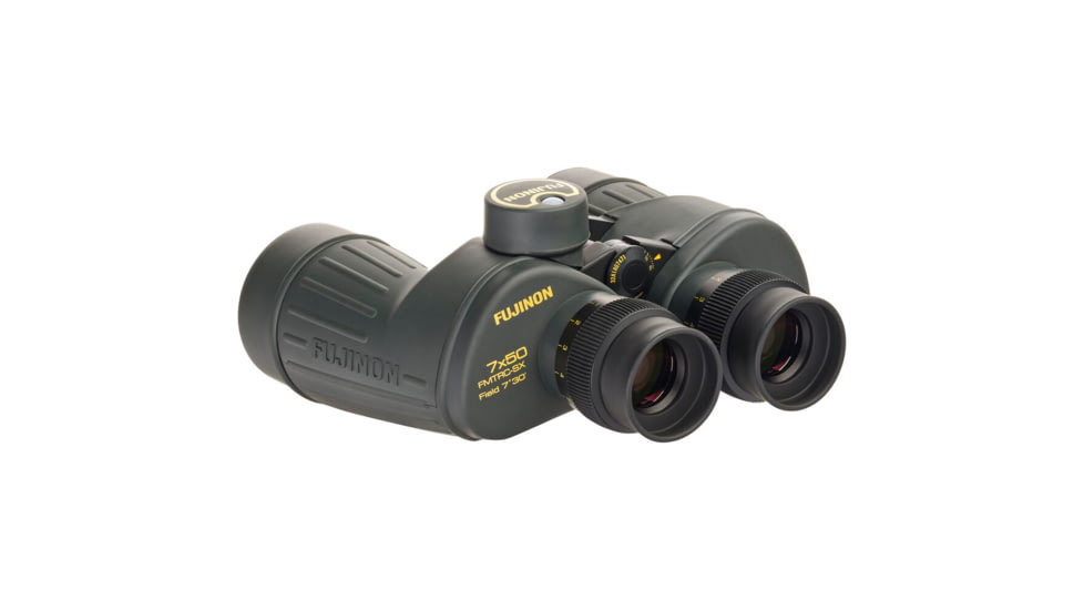 Fujinon Polaris FMTRC-SX 7x50mm High-Resolution Porro Prism Binoculars with Field Flattening Lenses and Integrated Compass, Black, 198mm x 218mm x 93mm, 16330615