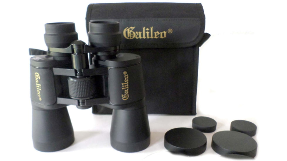 Open Box, Dealer Demo, Galileo 8-24 x 50mm Porro Prism Zoom Binoculars, Black, G-82450