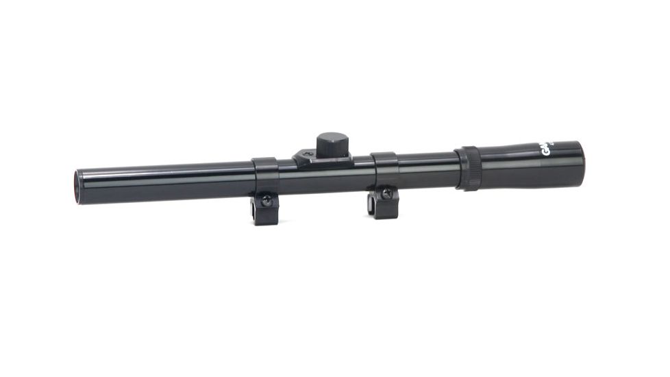 Gamo 4x15mm Scope w/Rings, 30/30 Reticle, Black, 621204x15CP