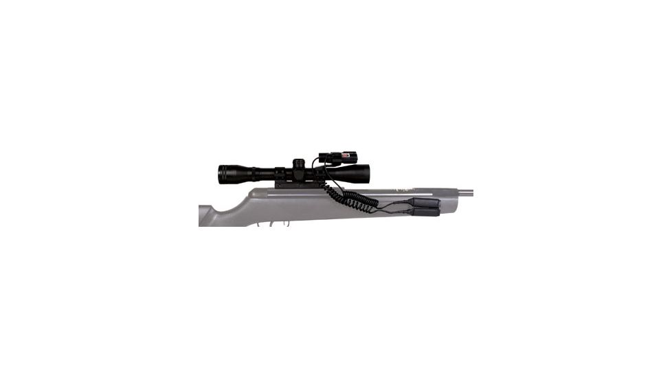 Gamo Varmint Hunter Rifle Scope, 4x32mm, 1 inch Tube, Second Focal Plane, 30-30 Reticle, w/ Laser and Light, Black, 6212045154